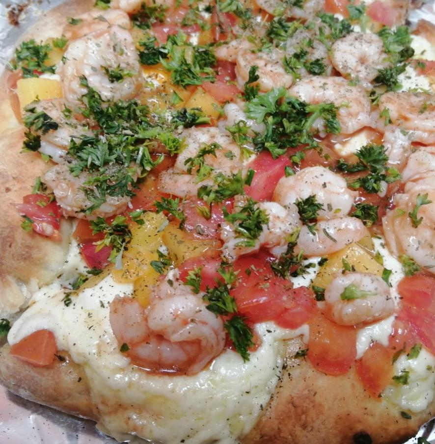 Pizza Camarones 24cm