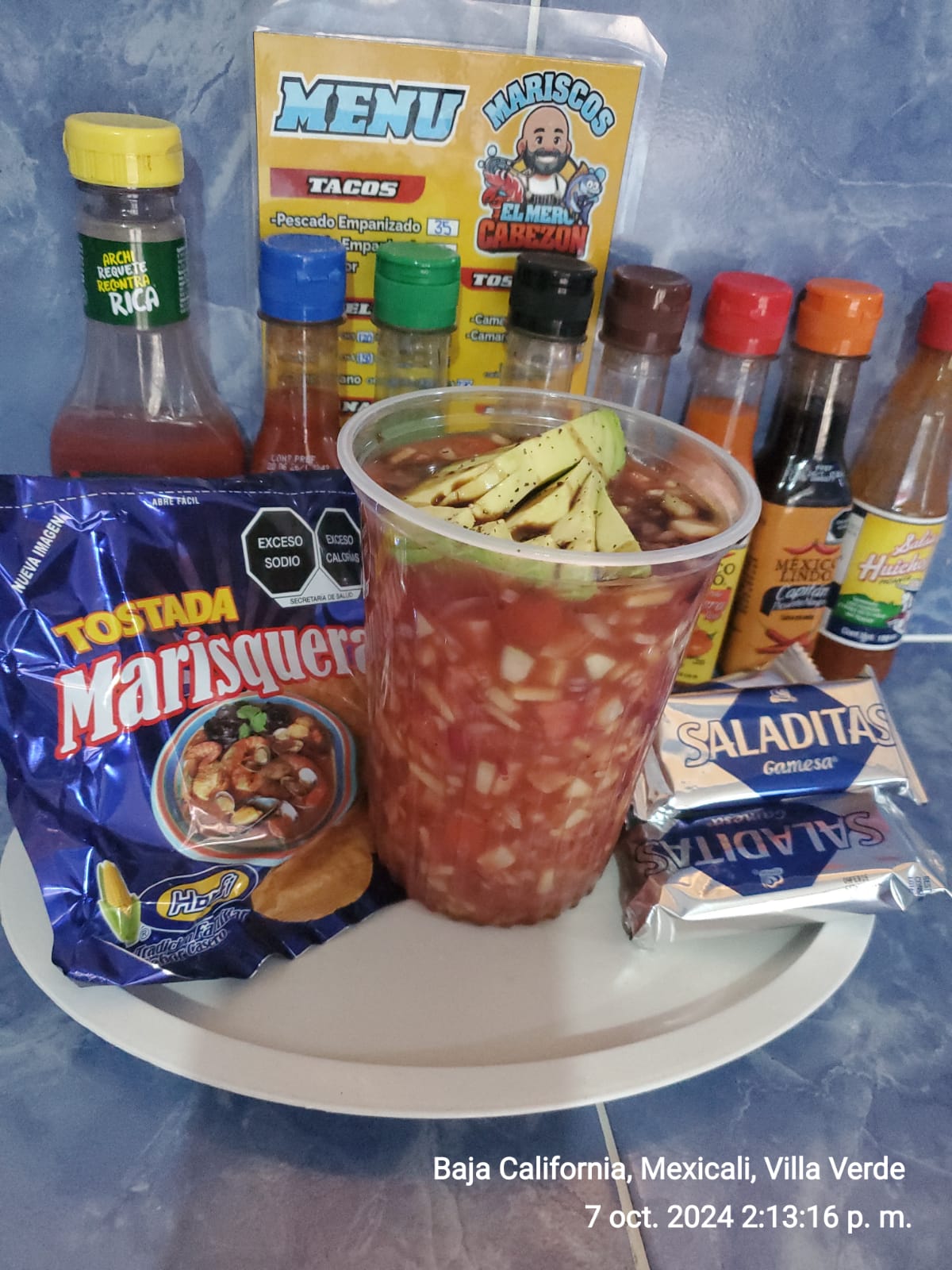 Litro de Ceviche de Camarón Curtido