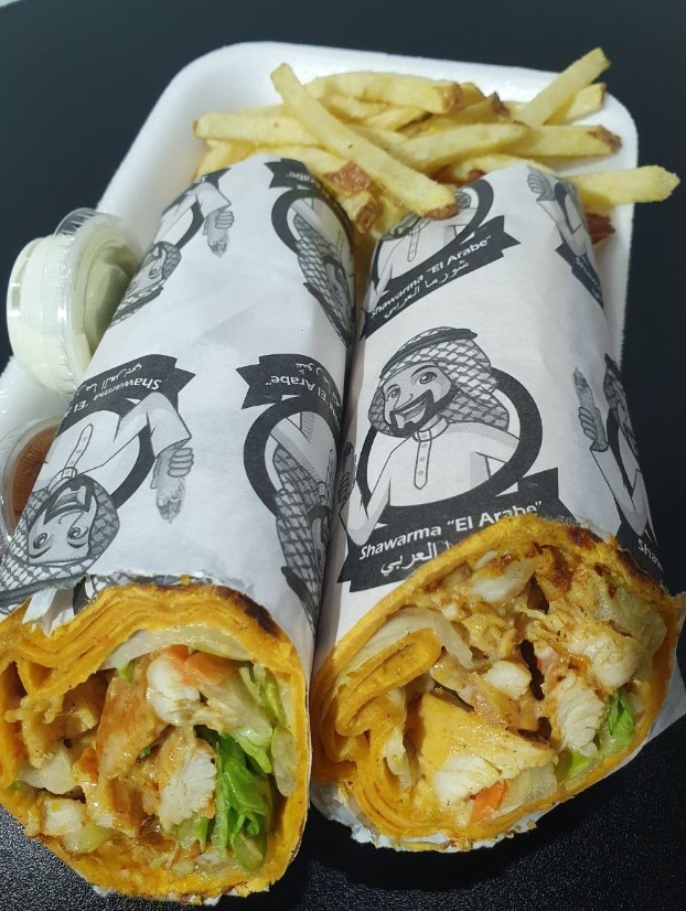 Shawarma de Falafel + Coca Cola 300ml