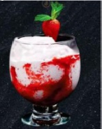 Malteada de Fresa