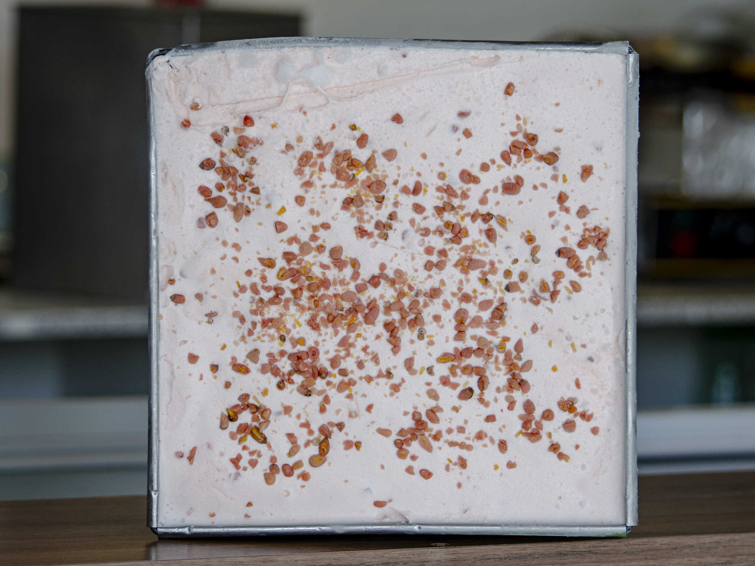 Helado sencillo de piñón