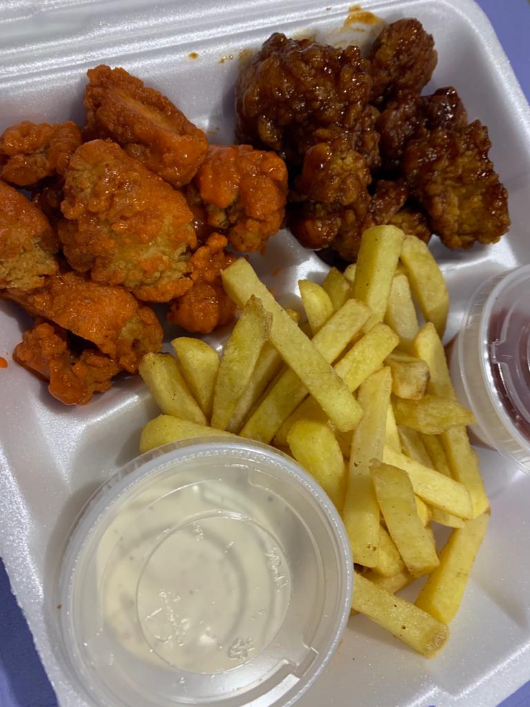 Boneless con Papas