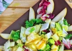 Ensalada de Pera, Manzana y Queso de Cabra
