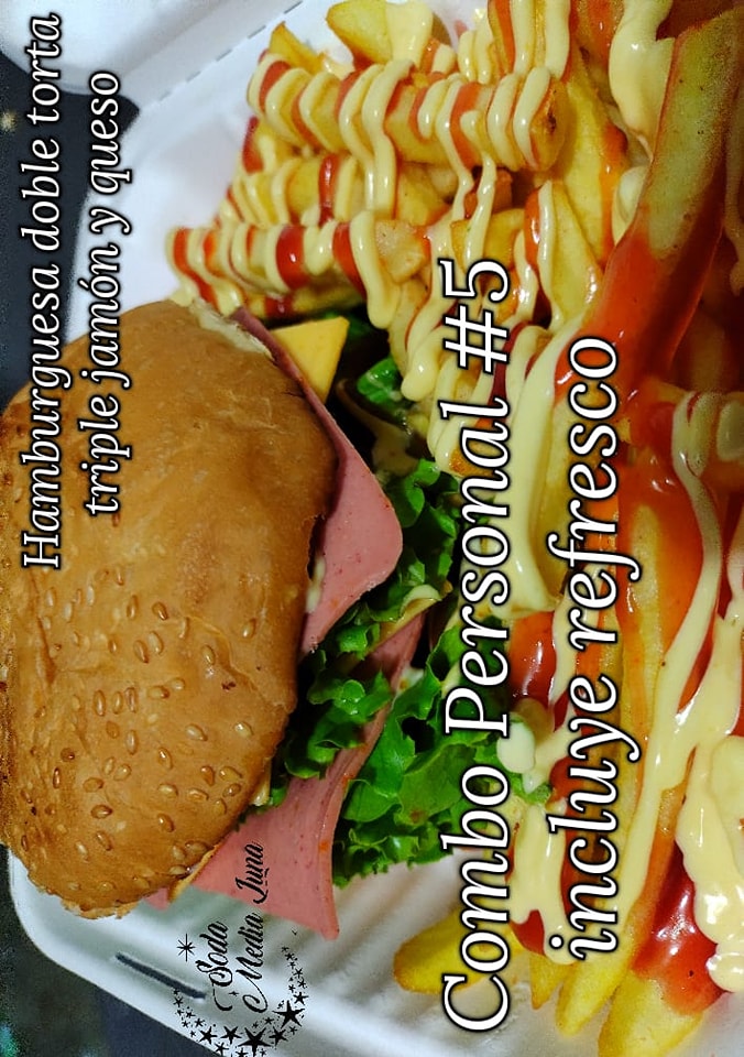 Combo Personal Hamburguesa Sencilla Res