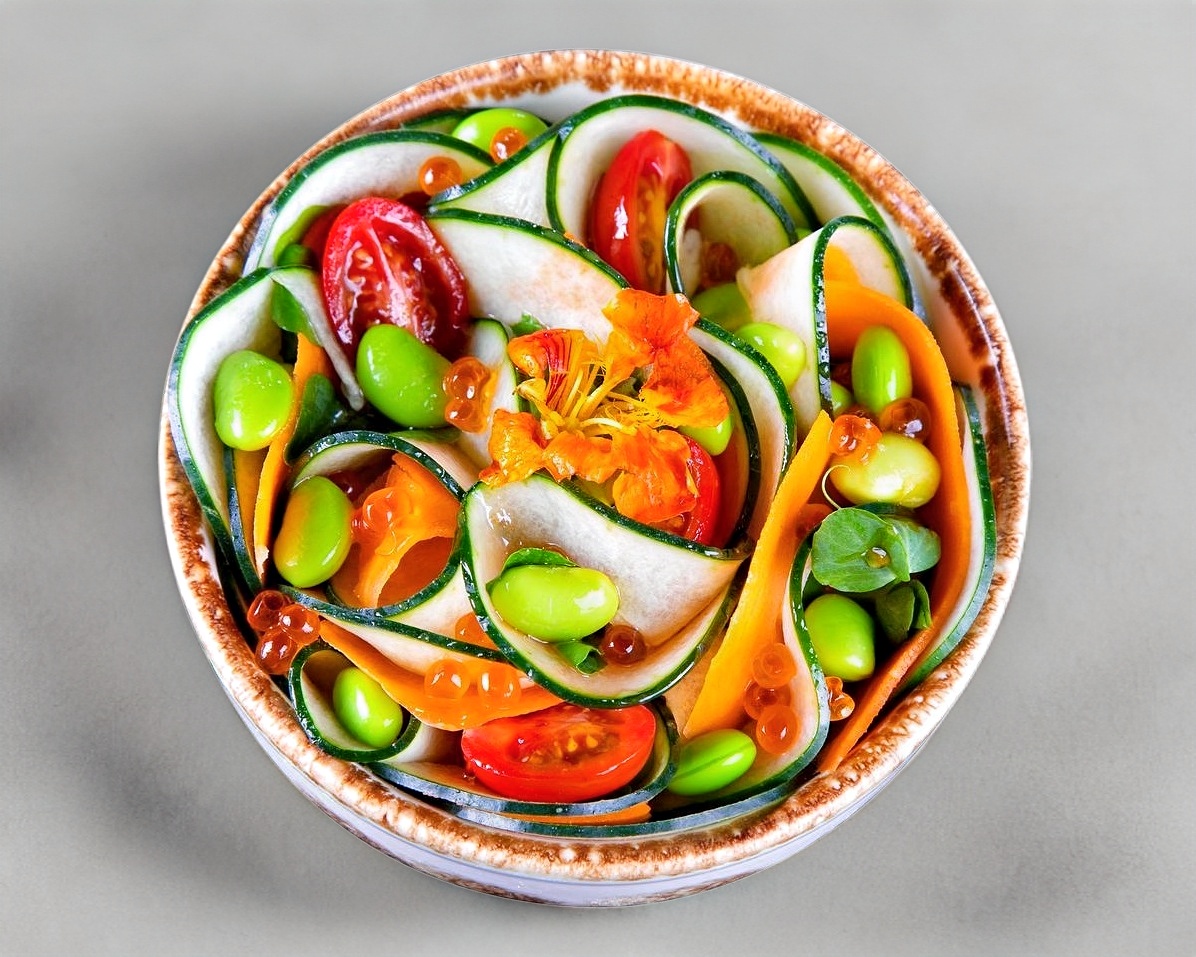ENSALADA EDAMAME & PEPINO