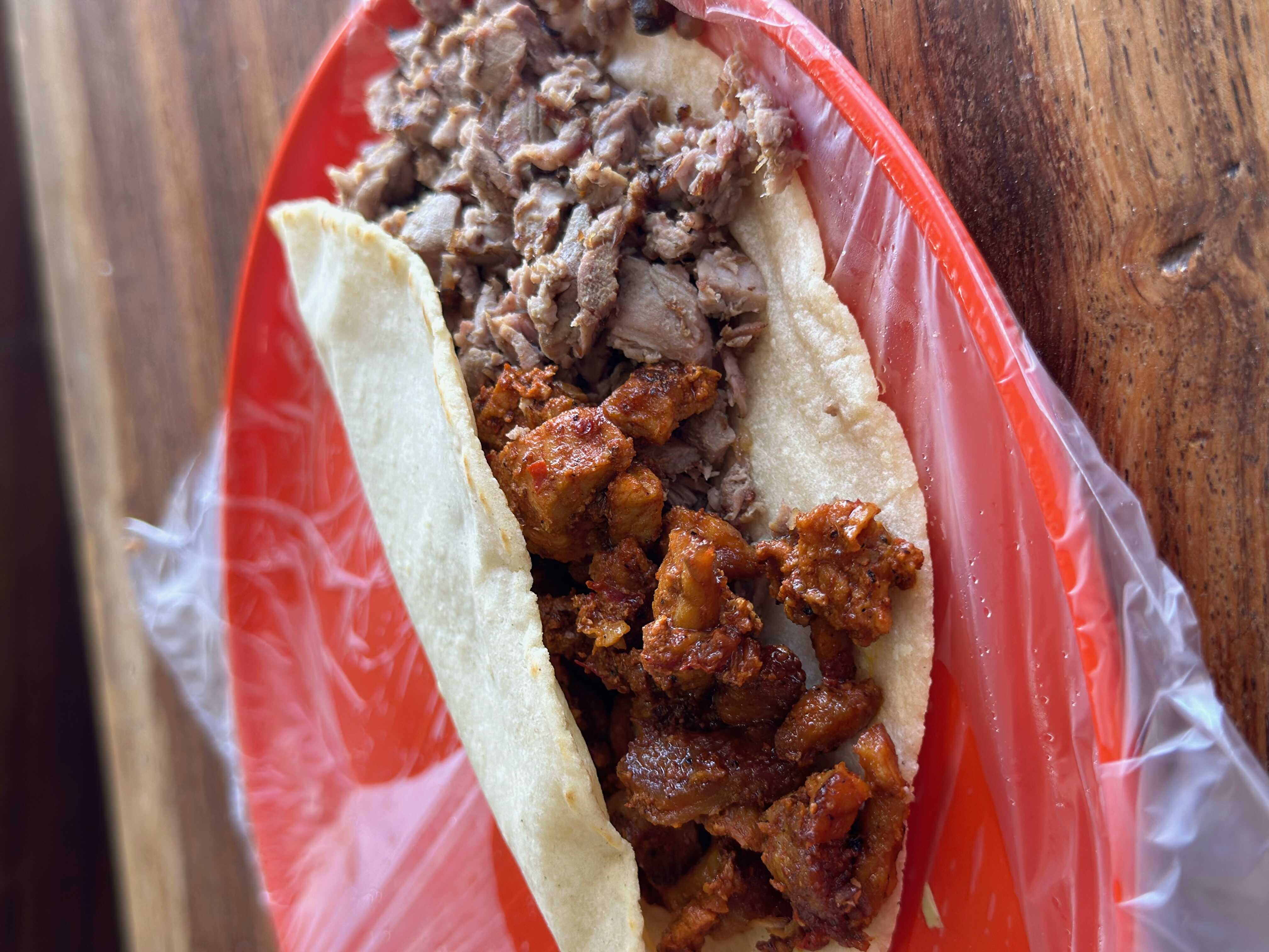 Tacos de Maíz Combinados