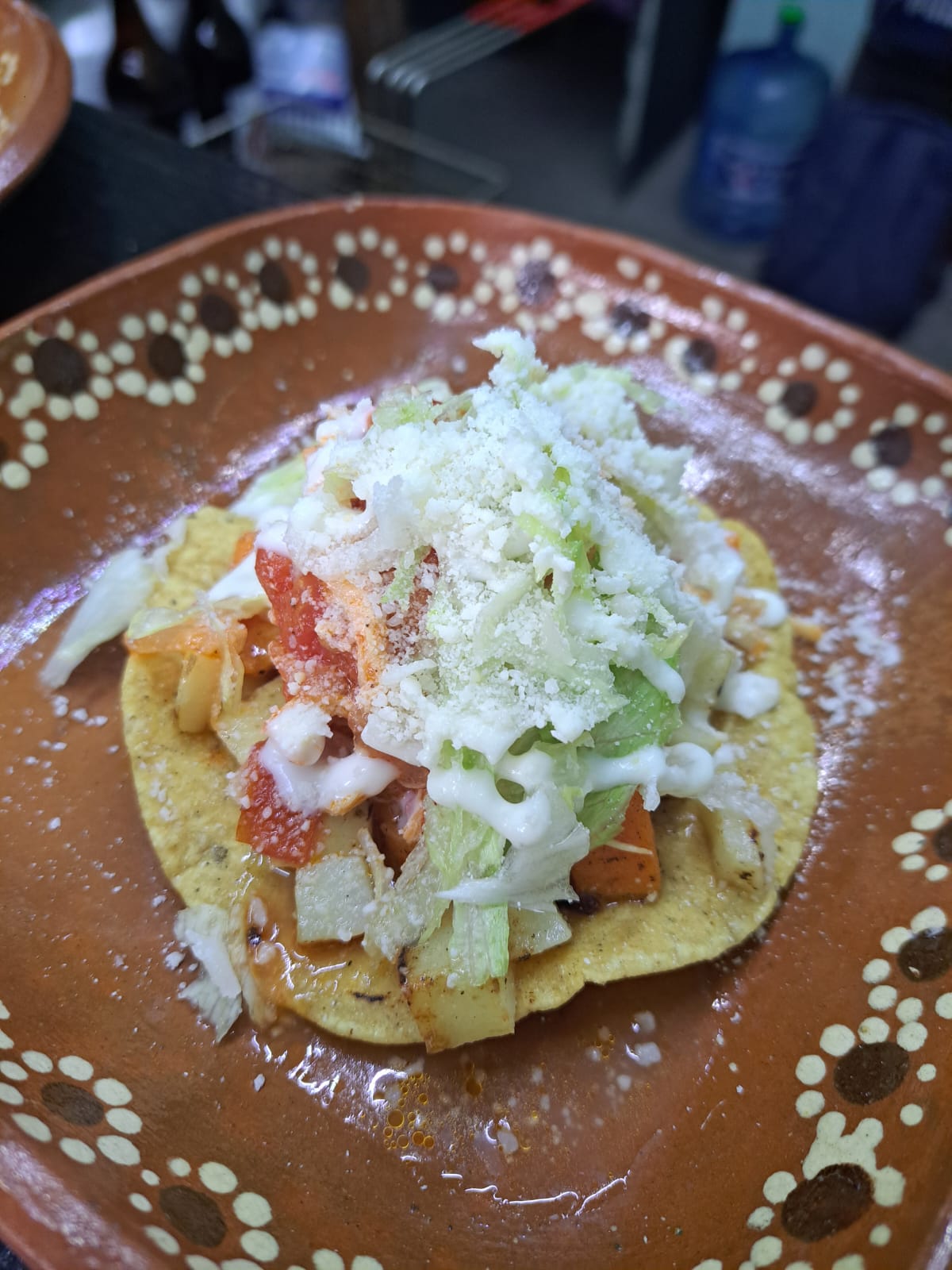 Tostada de pollo