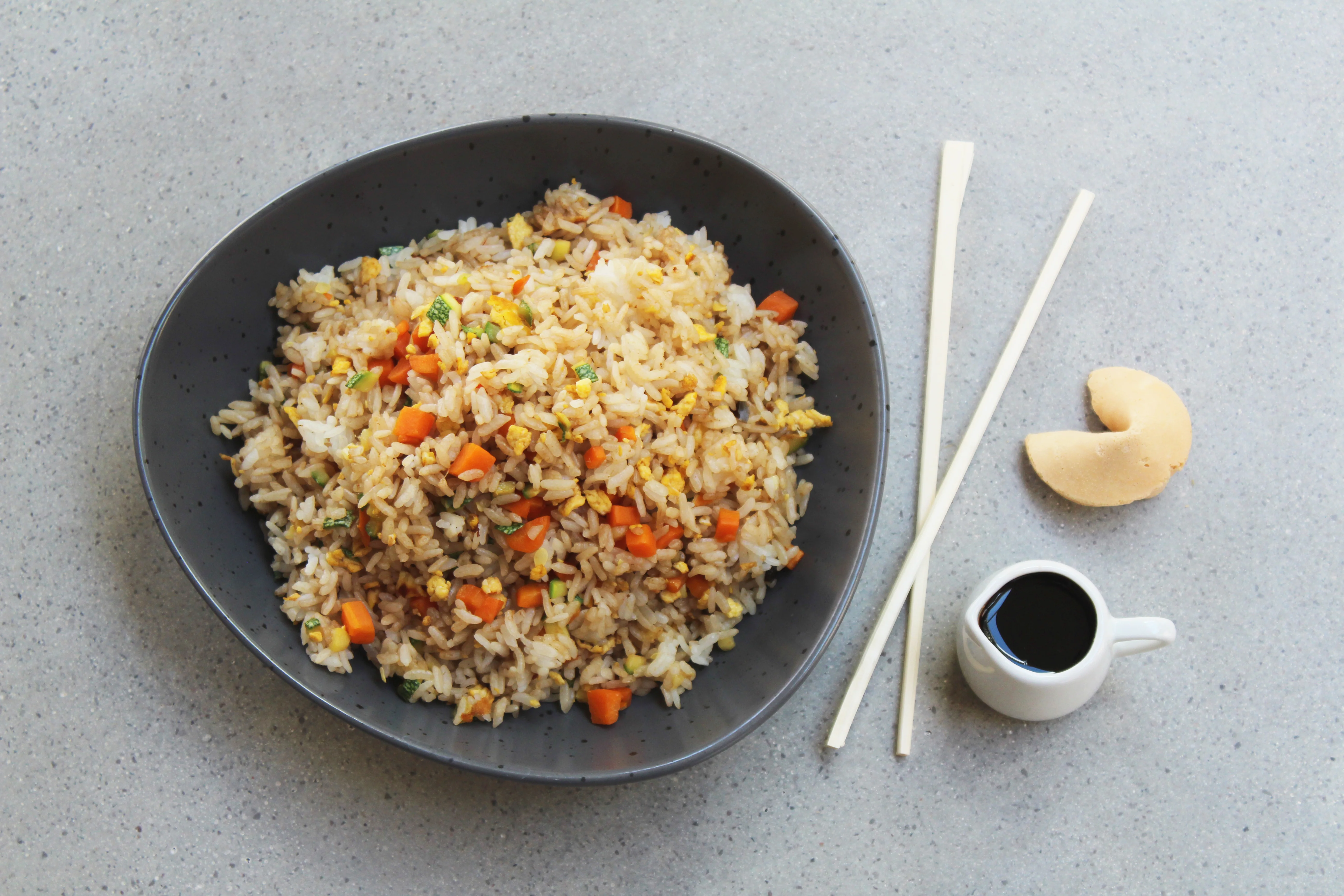Yakimeshi con Verduras