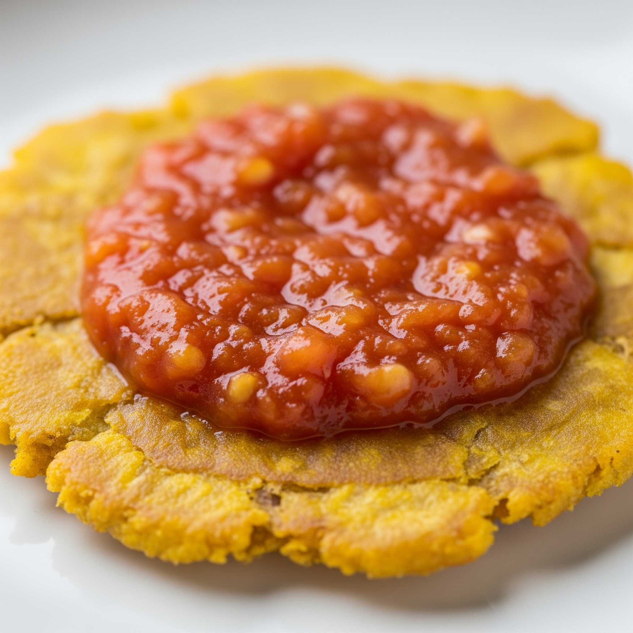 Tostada con Hogao 4 uds