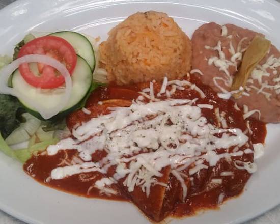 Enchiladas Rojas (mole)