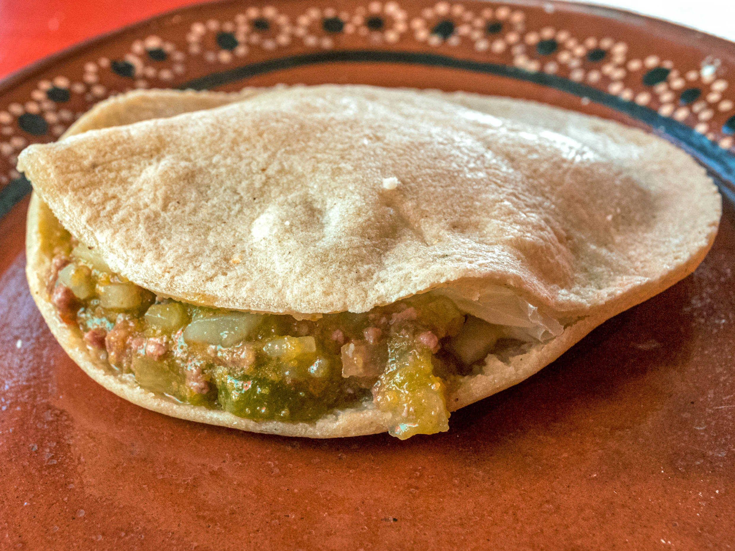 Gordita de Picadillo Verde