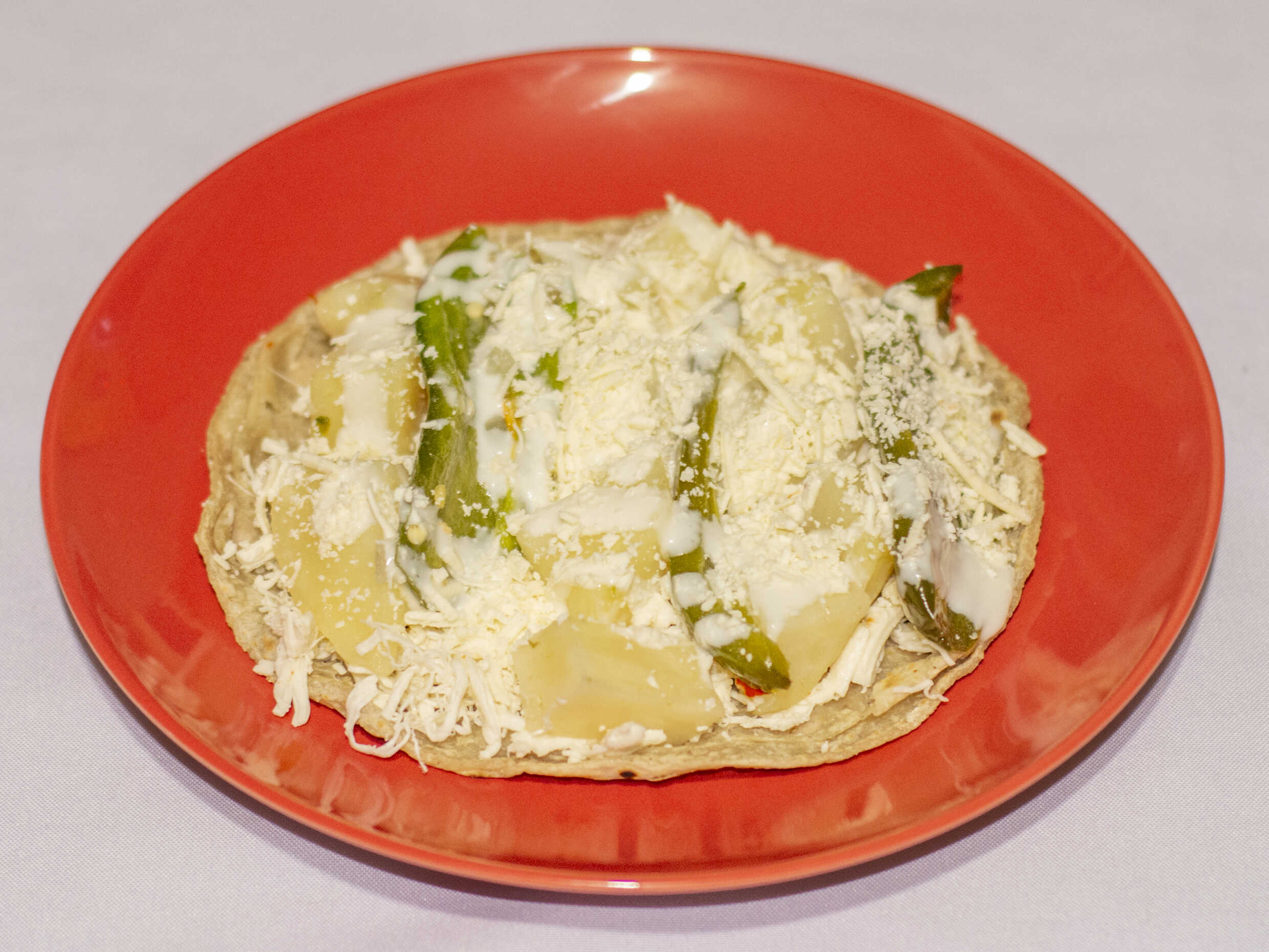Sope de Papas con Rajas