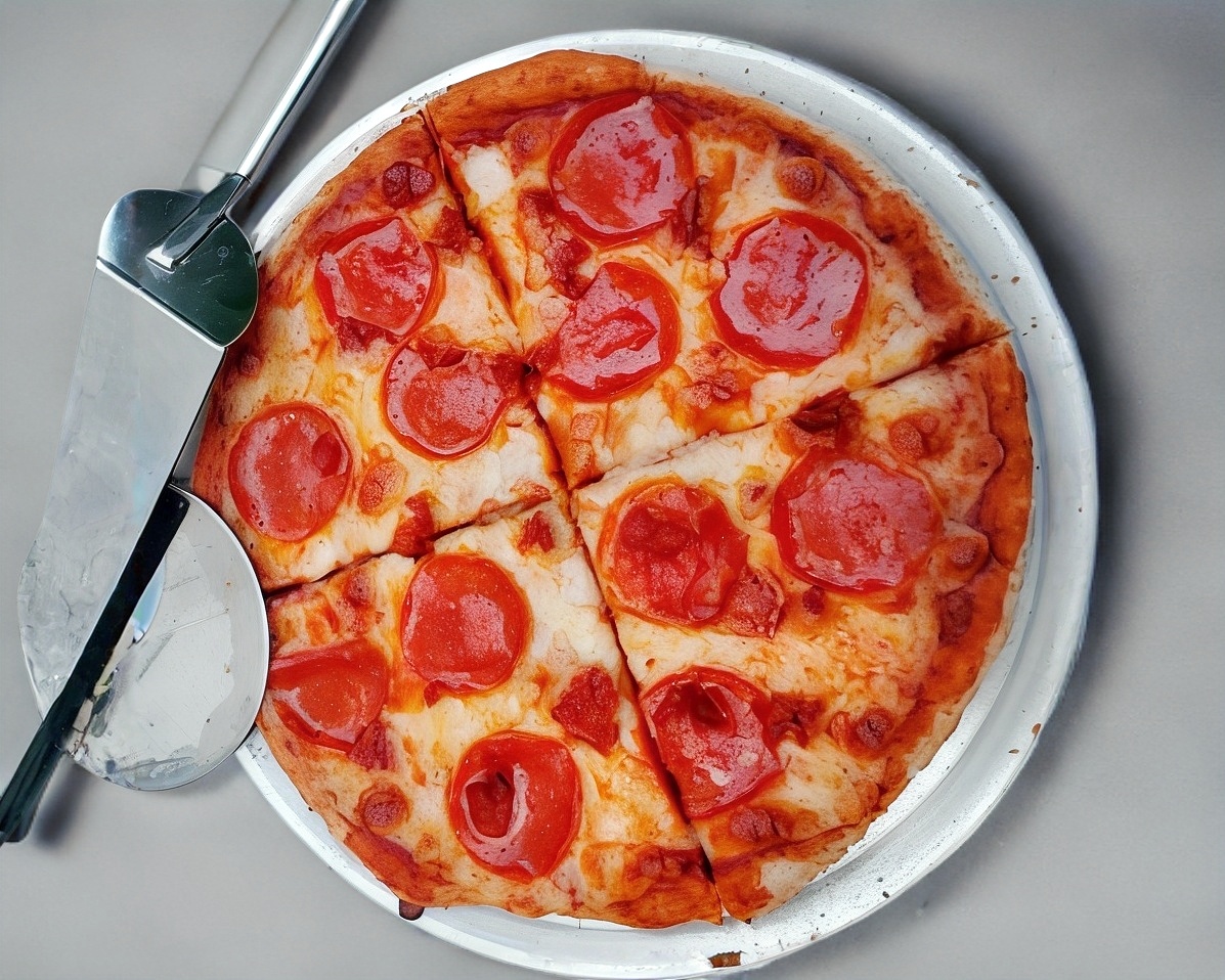 (Individual) Pizza de Pepperoni (Orilla Rellena)