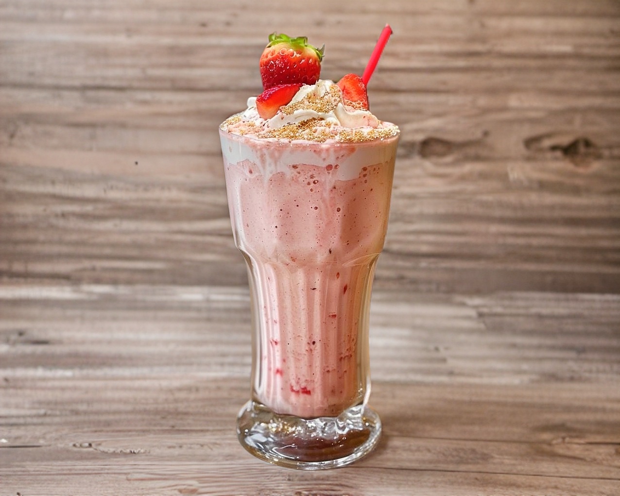 Malteada de Fresa