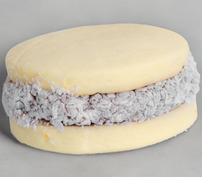 Alfajor Argentino de Maicena y Dulce de Leche
