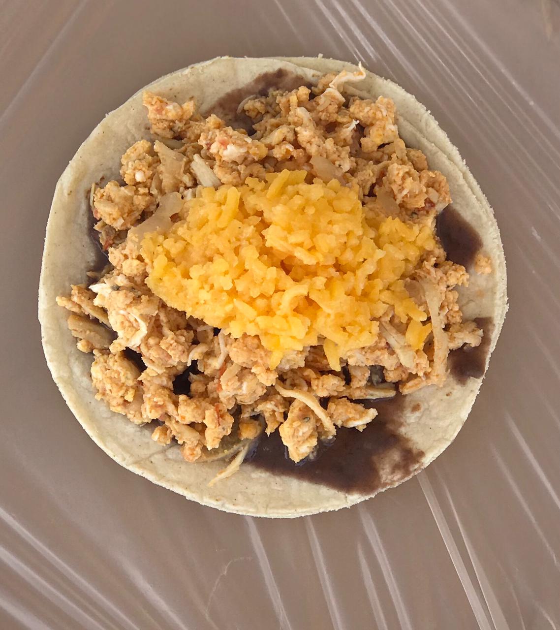 Taco de Machaca con Huevo
