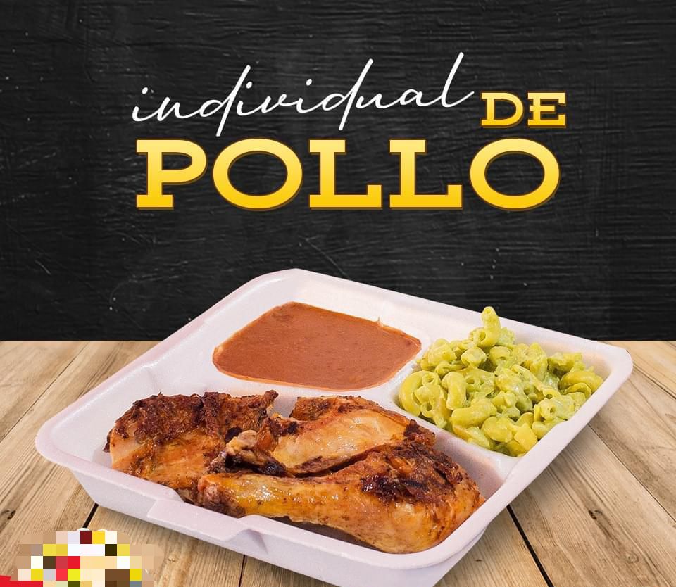 Individual de Pollo + Refresco de 600 Ml.