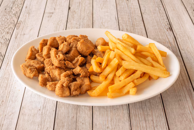 PALOMITAS DE POLLO CON PAPAS