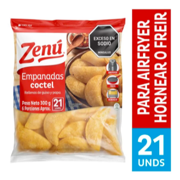 EMPANADA TIPO COCTEL ZENU X 300 GR