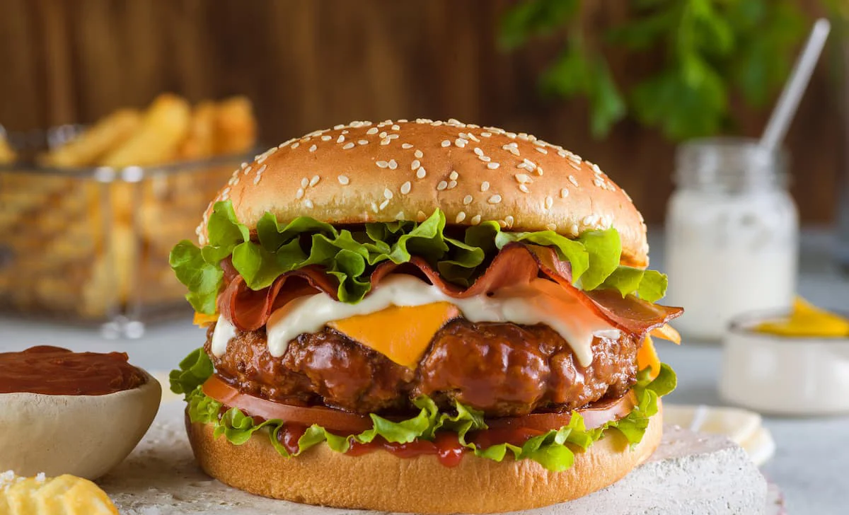 Promo 🤑 Hamburguesa a la BBQ Grande