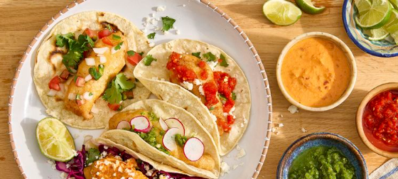 Fajitas Empanizadas de Pescado