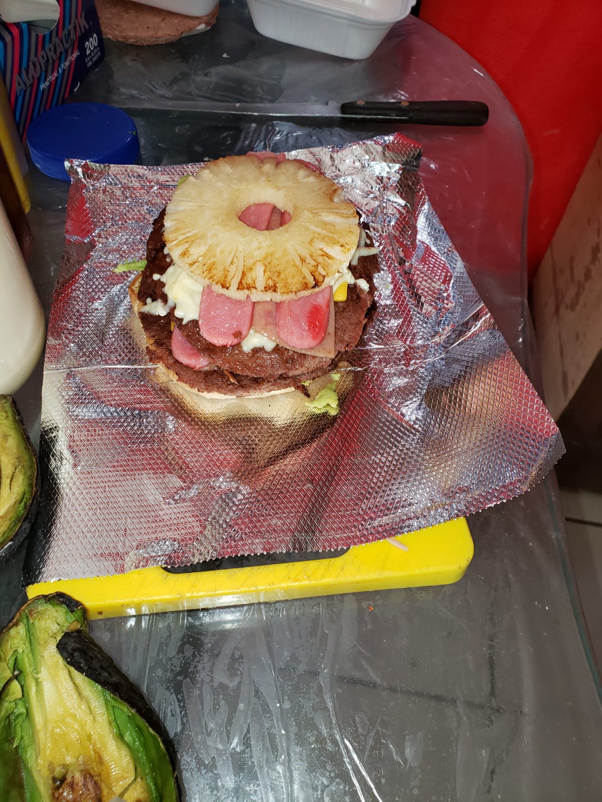 Hamburguesa Hawaiana
