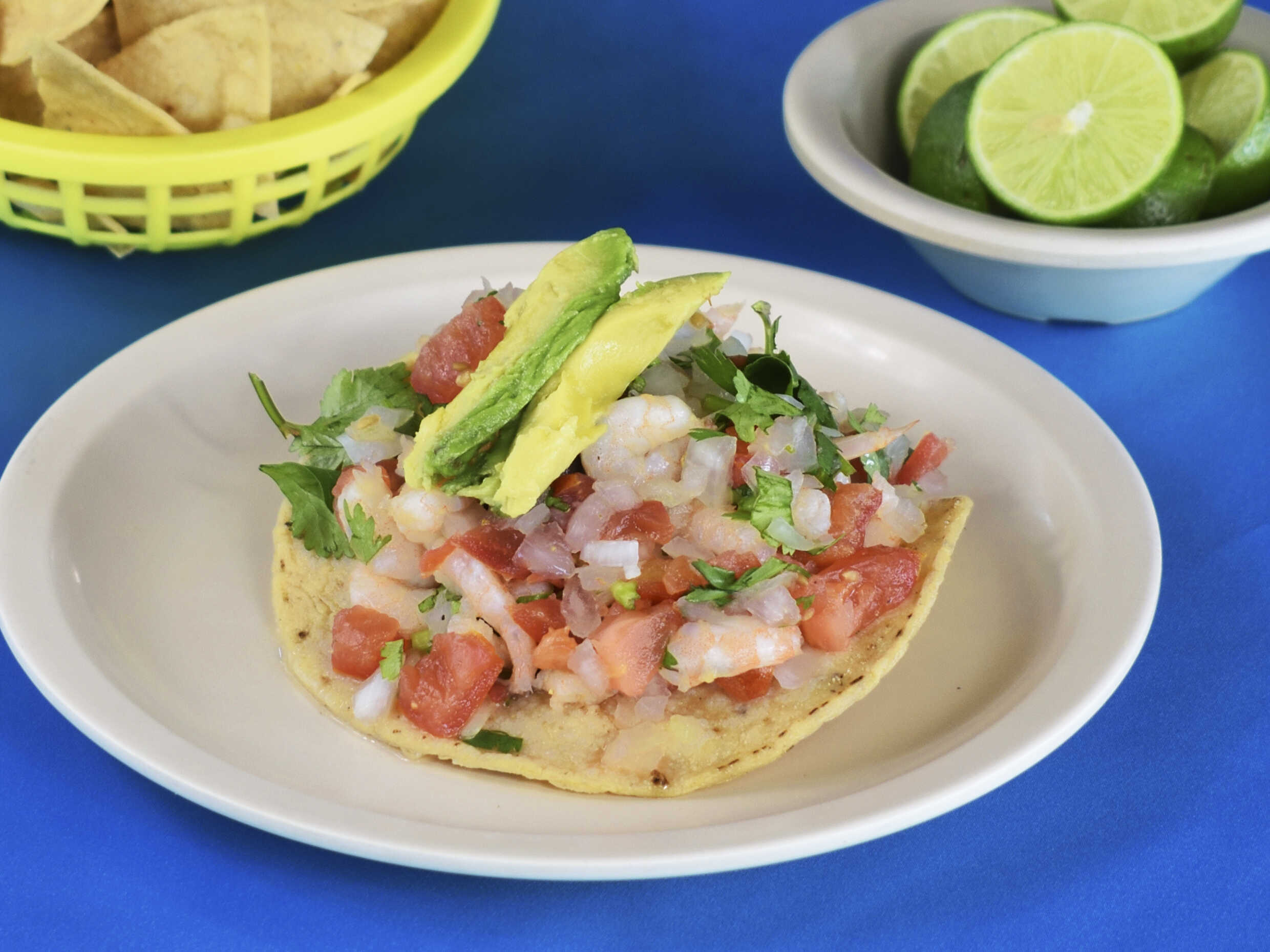 Tostada de Camarón