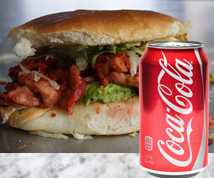 Lonche de Colita de Pavo + Refresco