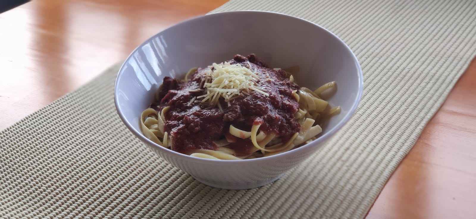Fettuccine a la Bolognesa