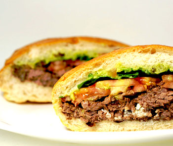 Torta Arrachera