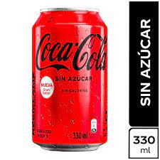 Gaseosa Coca Cola Zero 330 ml
