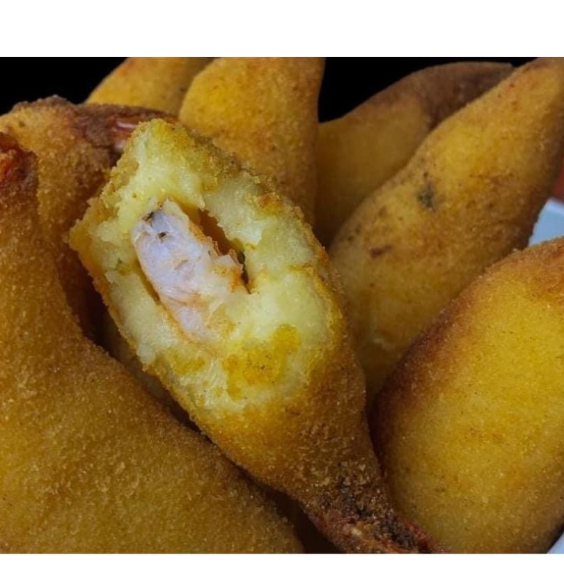 Para os amantes de camarão é a opção perfeita ,  O empanado de camarão é o salgado mas pedido do cardapio .