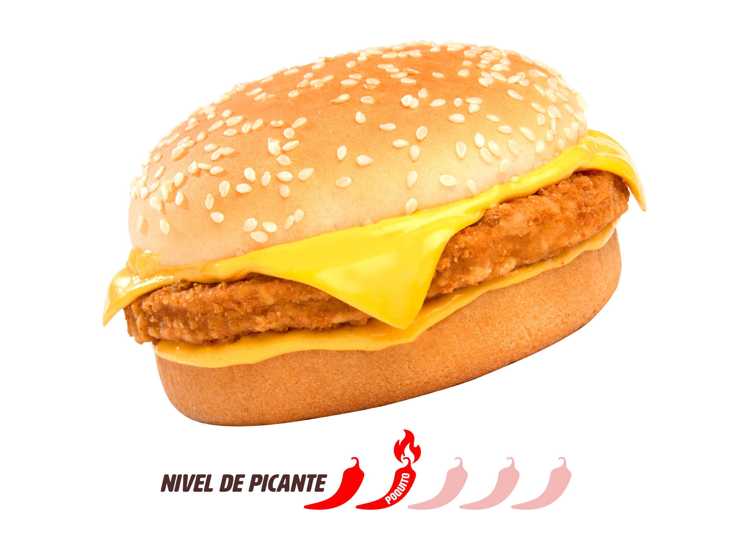 HAMBURGUESA simple Quesito Spicy