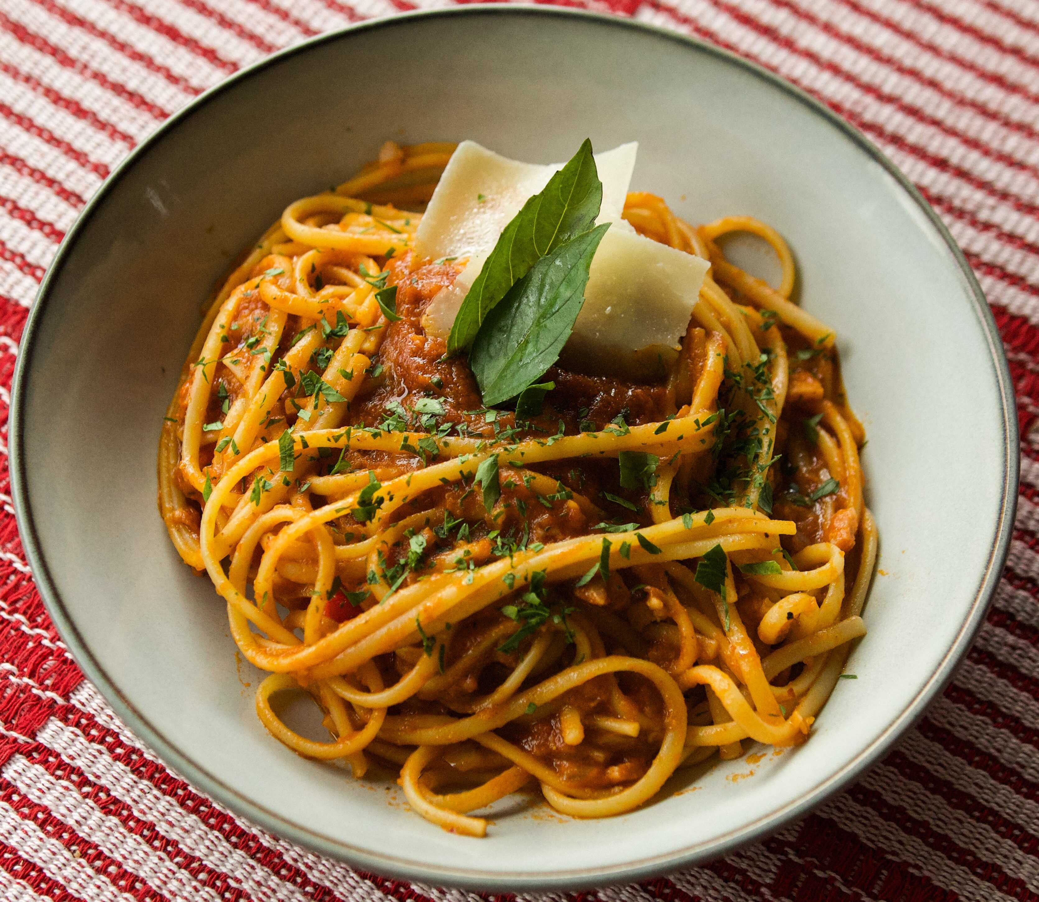 Linguini All'amatricciana