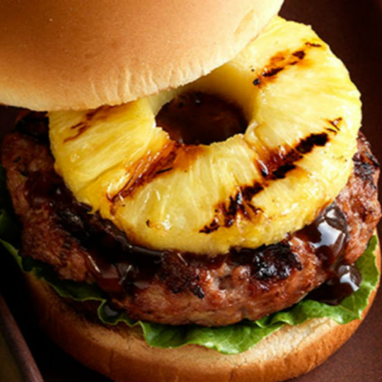 Hamburguesa de Pollo Hawaiana