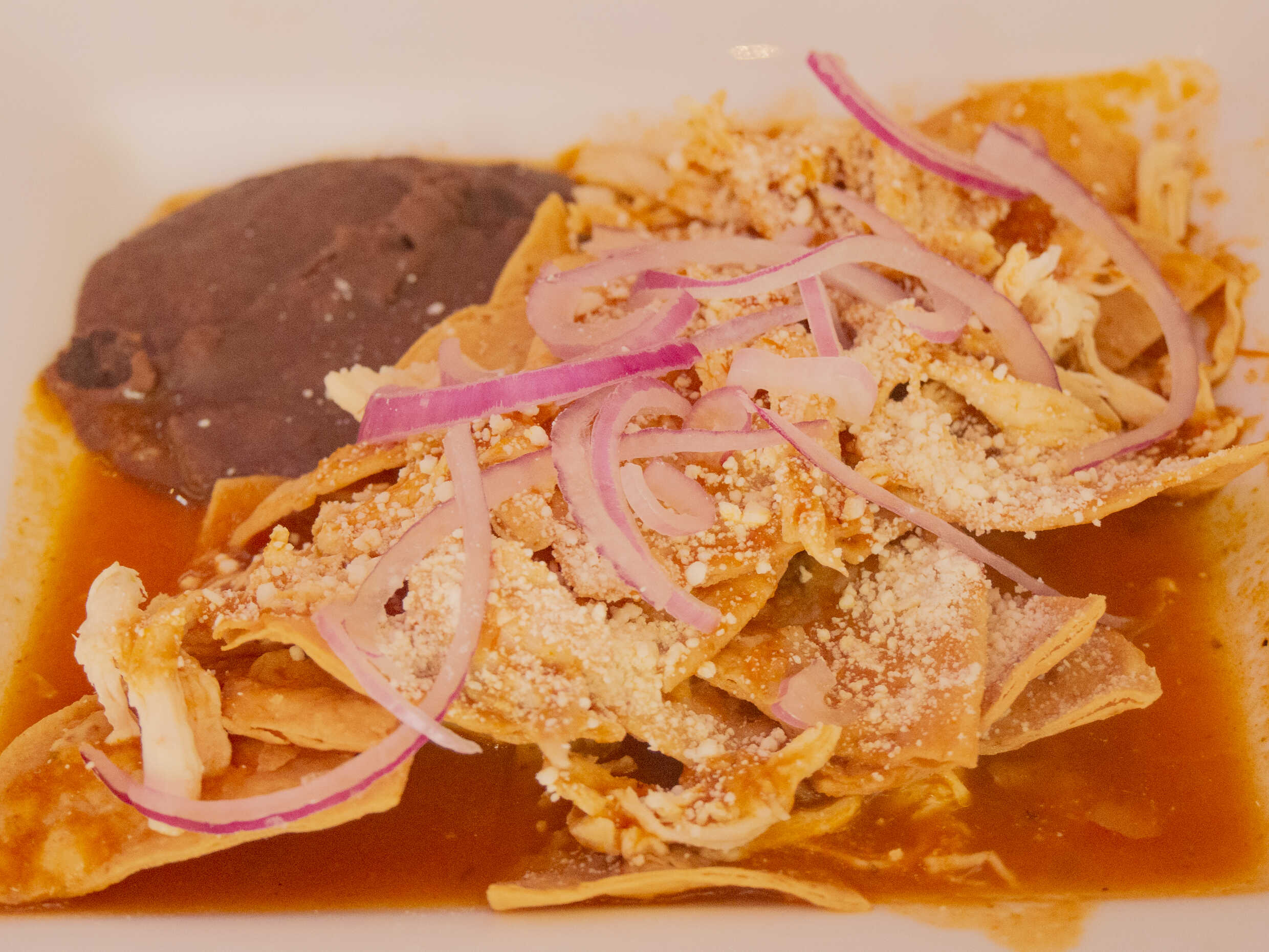 Chilaquiles con Pollo