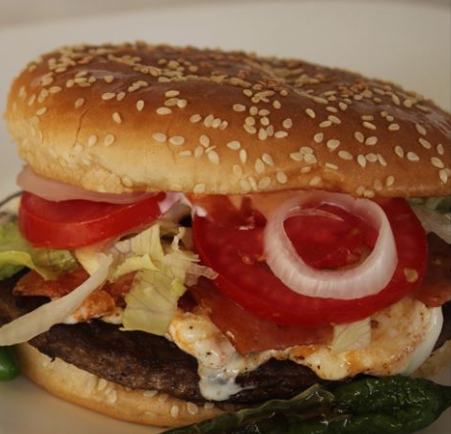 Hamburguesa de Arrachera