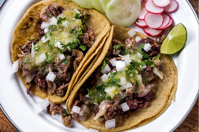 Taco de Cabeza de Res