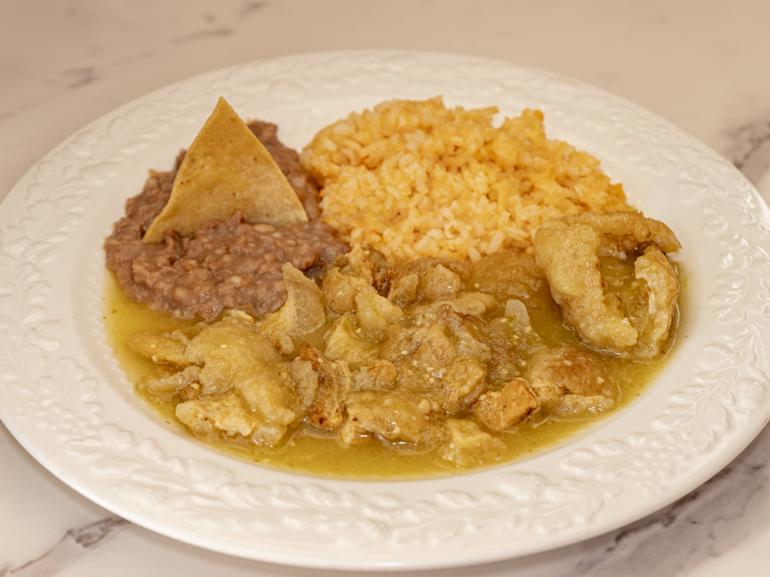 Chicharrón en Salsa Verde