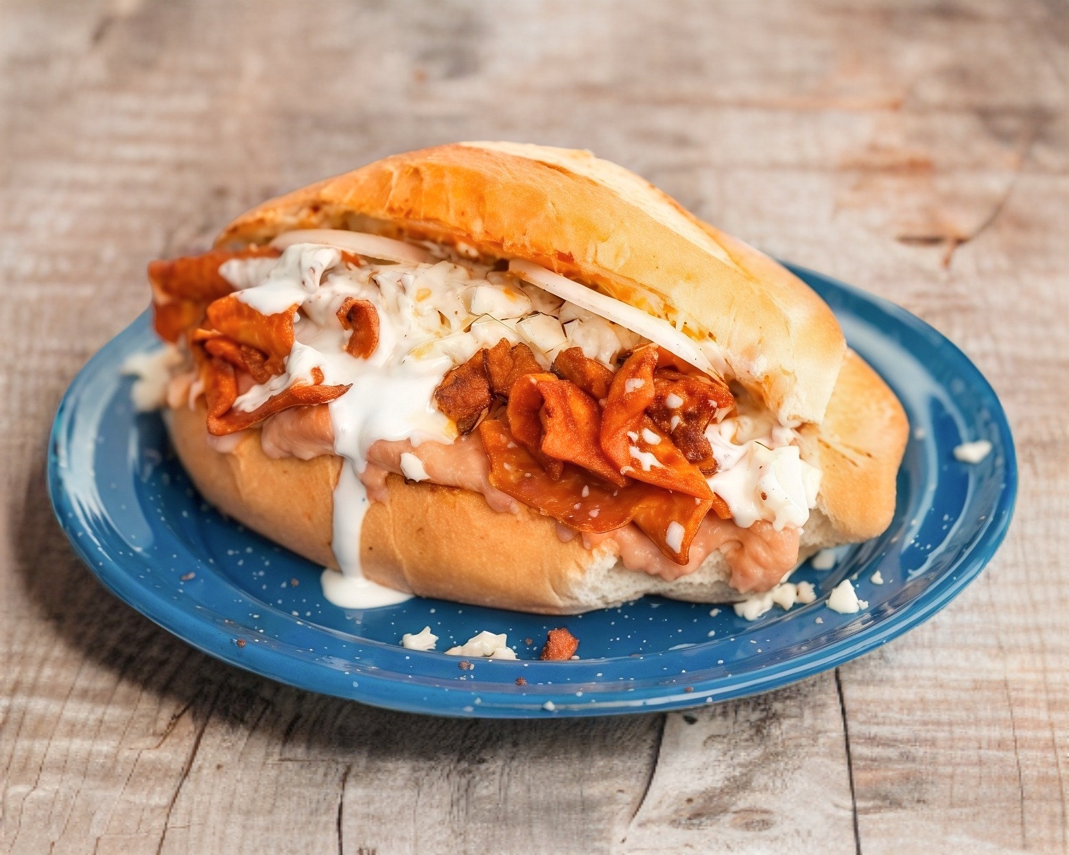 TORTA DE CHILAQUILES CON BISTEC