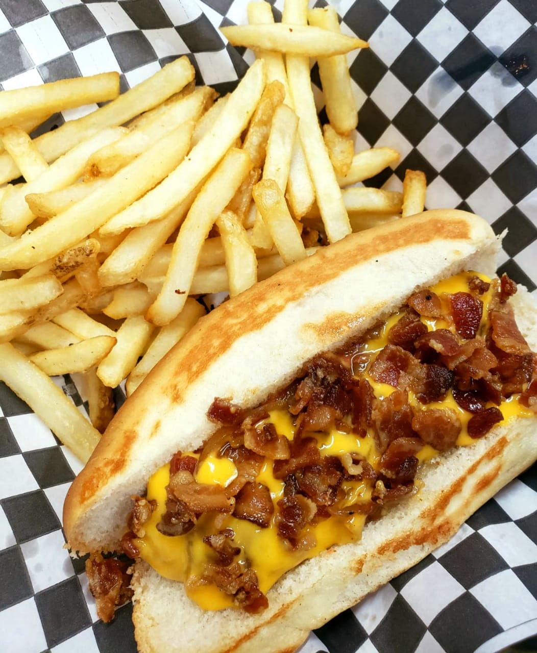 Hotdog con papas