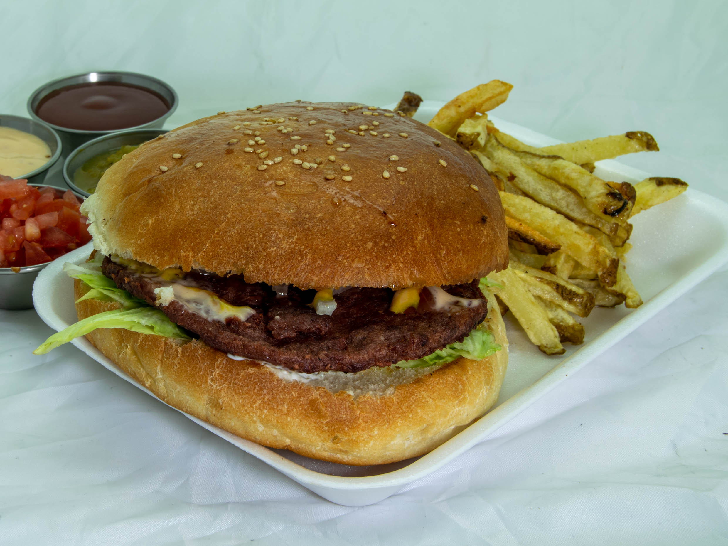 Hamburguesa con Papas