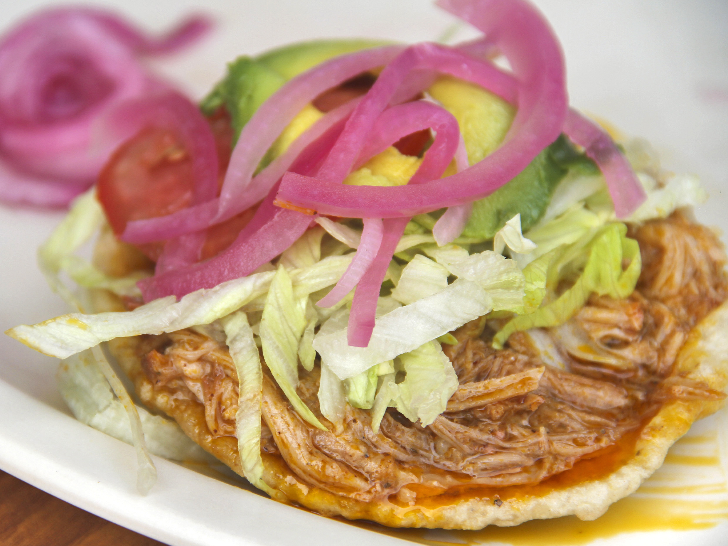 Salbute de Cochinita Pibil.