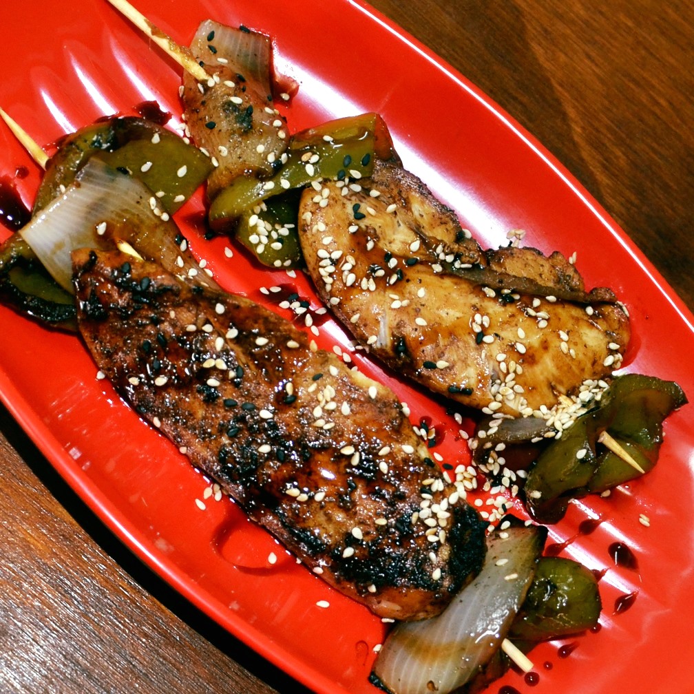 Yakitori de Res o de Pollo
