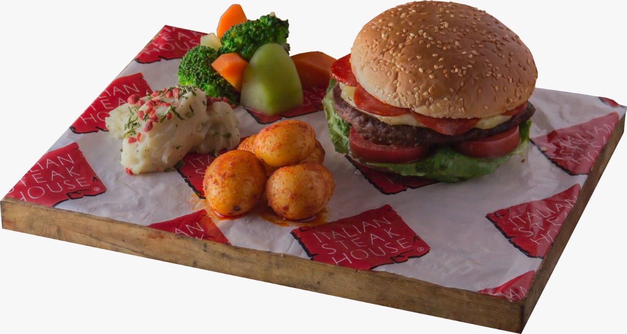 Hamburguesa Tradicional + Agua