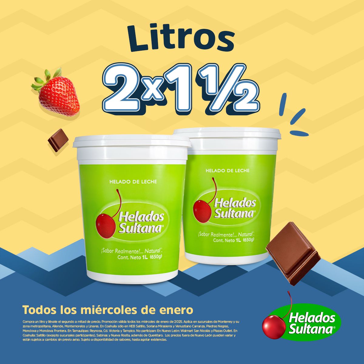 Litros 2x1/2