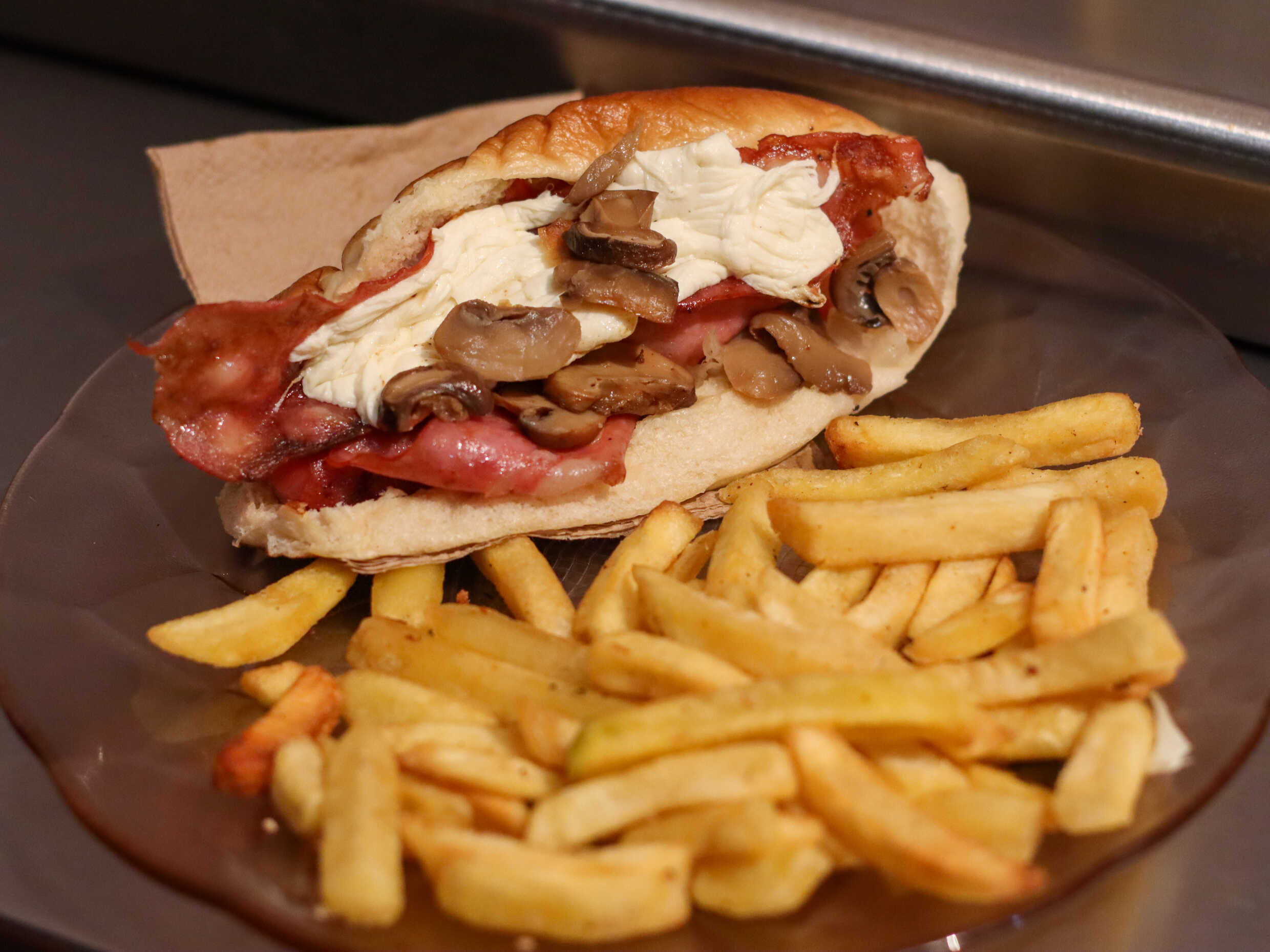 Hot Dog Champiñones