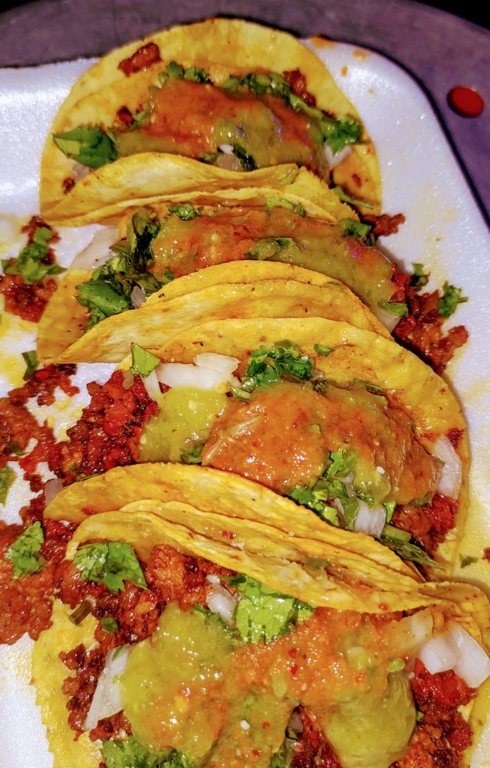 Taco de chorizo