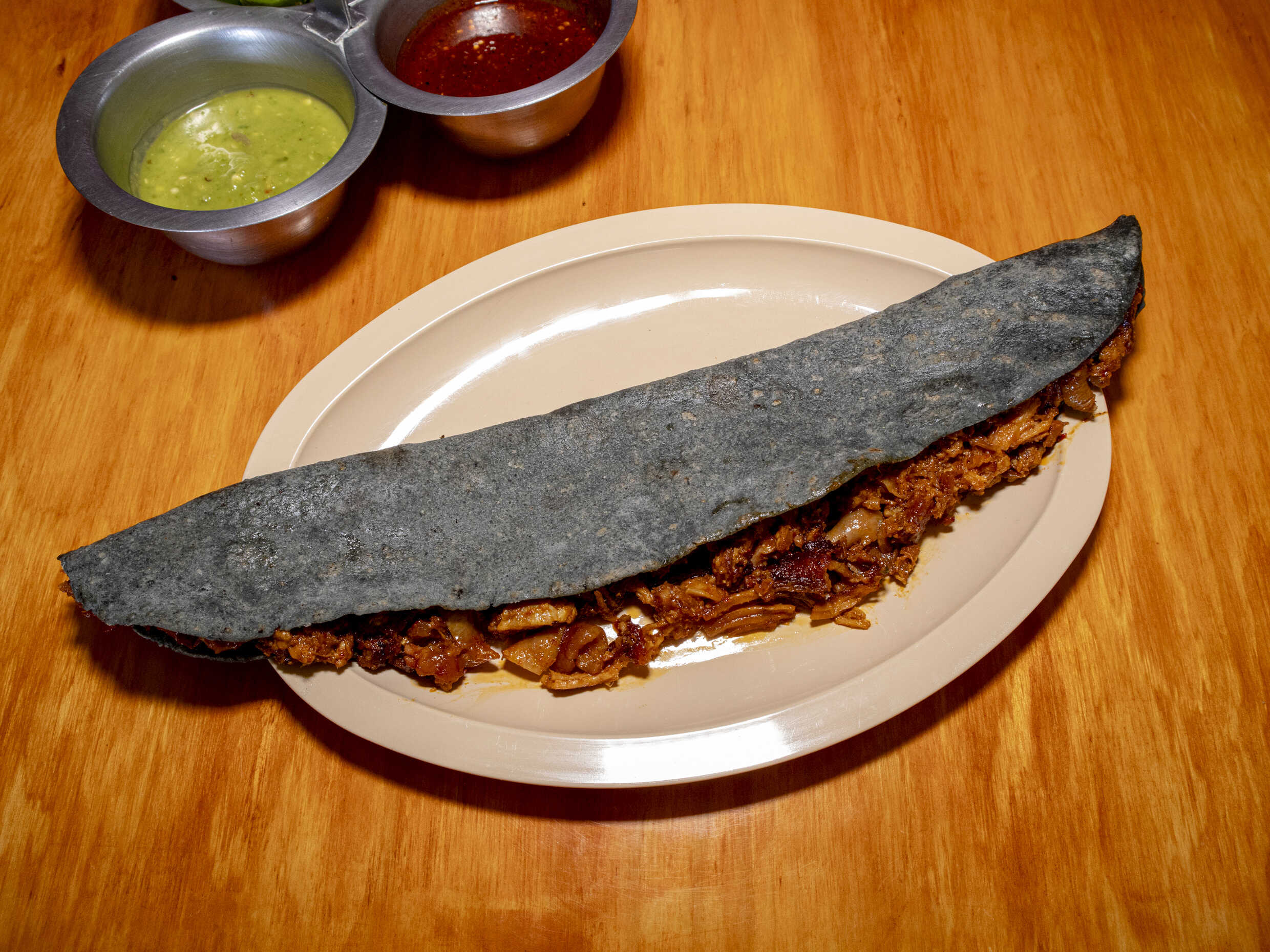 quesadilla de chicharrón