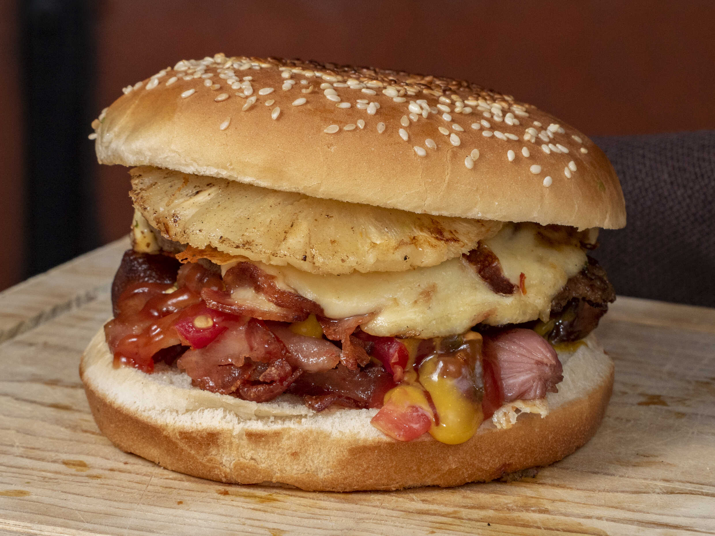 Hamburguesa Hawaiana